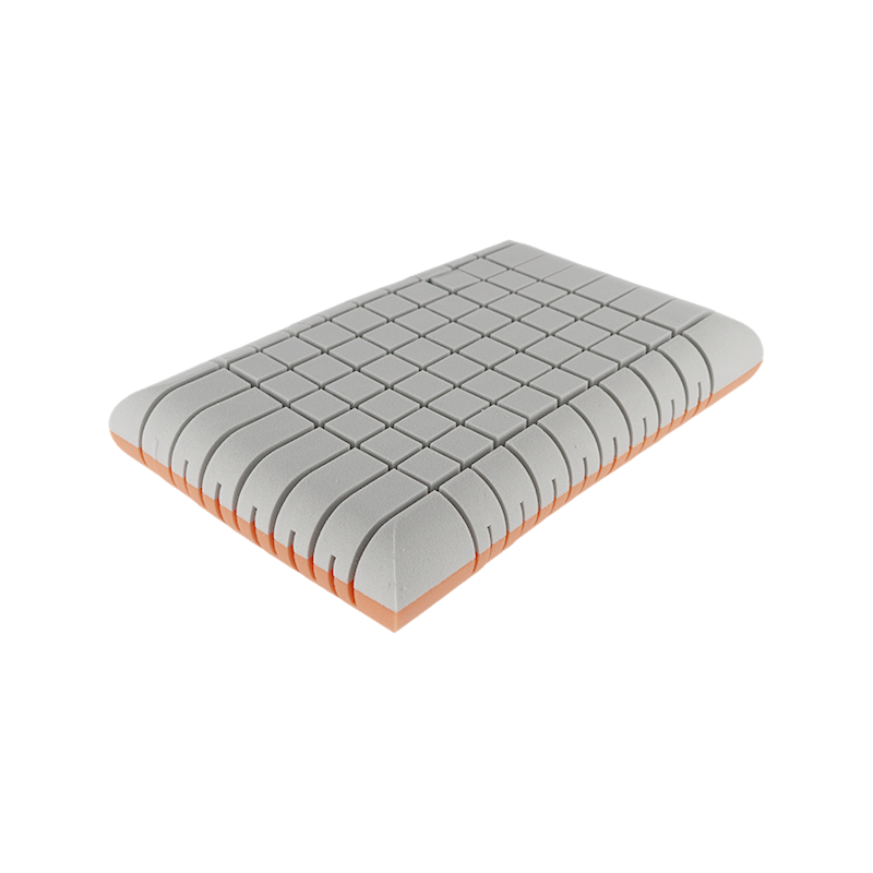 Double layer CNC Cutting Memory Foam Pillows with Grooves