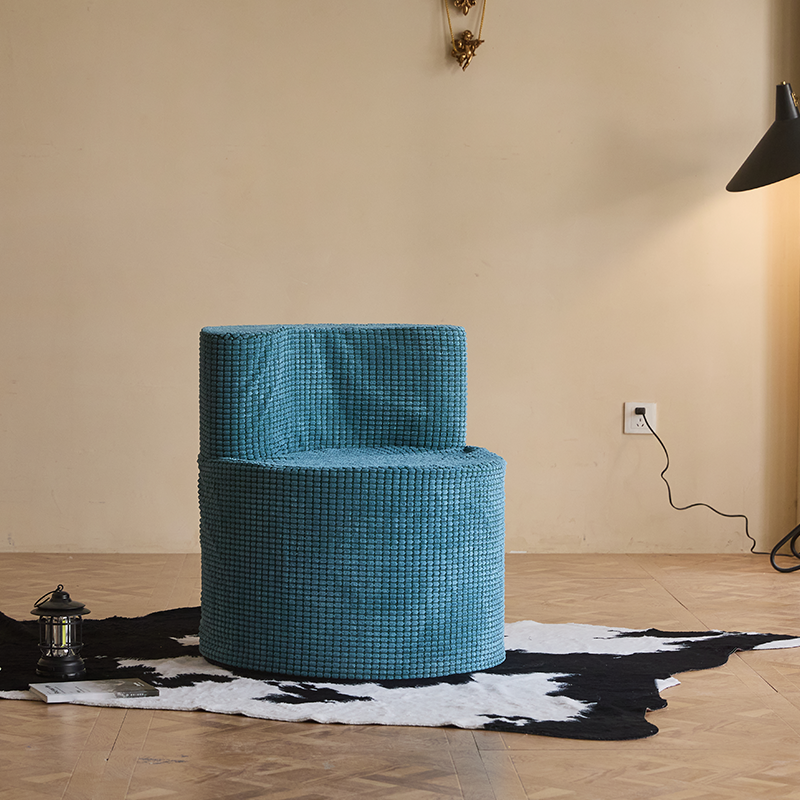 Cylindrical Traditional Foam Sofa for Home