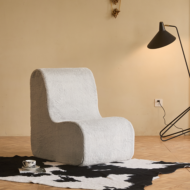 L-Shaped Single Traditional Foam Sofa
