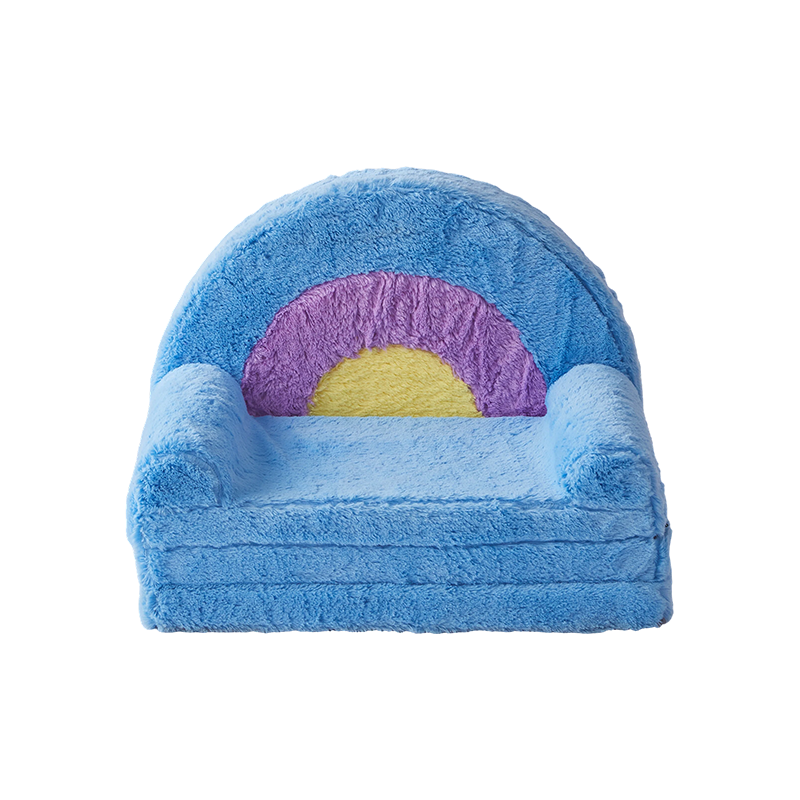 Cartoon Rainbow Foldable Foam Sofa