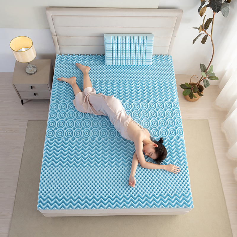 Textured Memory Foam Topper